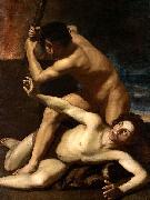 Bartolomeo Manfredi Cain Kills Abel oil on canvas